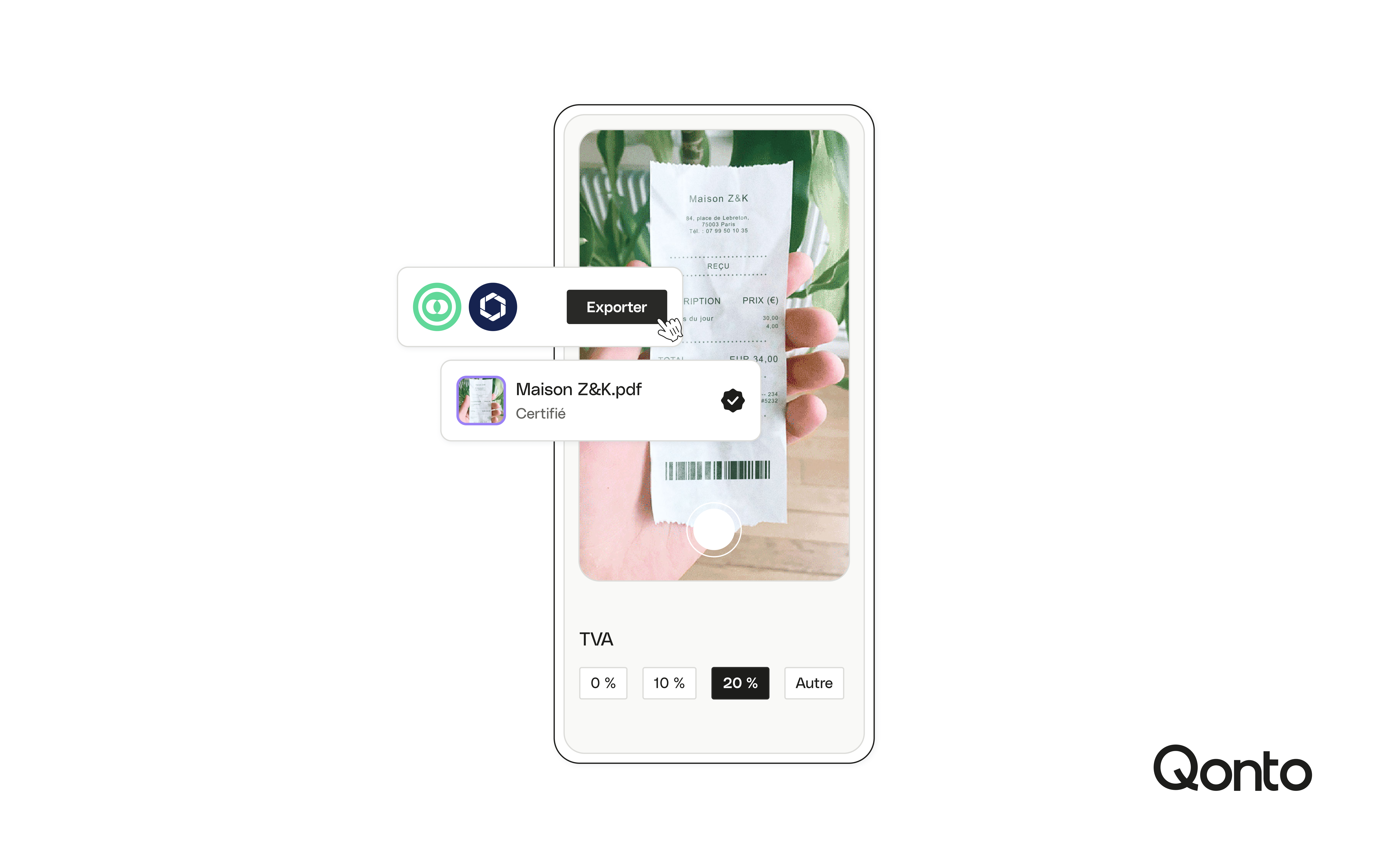 FR UI Media Kit Product VAT Receipt Scan